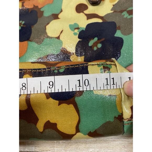 Fossil Purse Womens Medium Bag Floral Brown Leather Key Charms - Picture 12 of 16